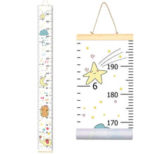 Load image into Gallery viewer, Rainbow Unicorn Children's Hanging Kids Growth Chart Wall Sticker Rule Growth Table Height Measurement Ruler for Kids Boys Girls